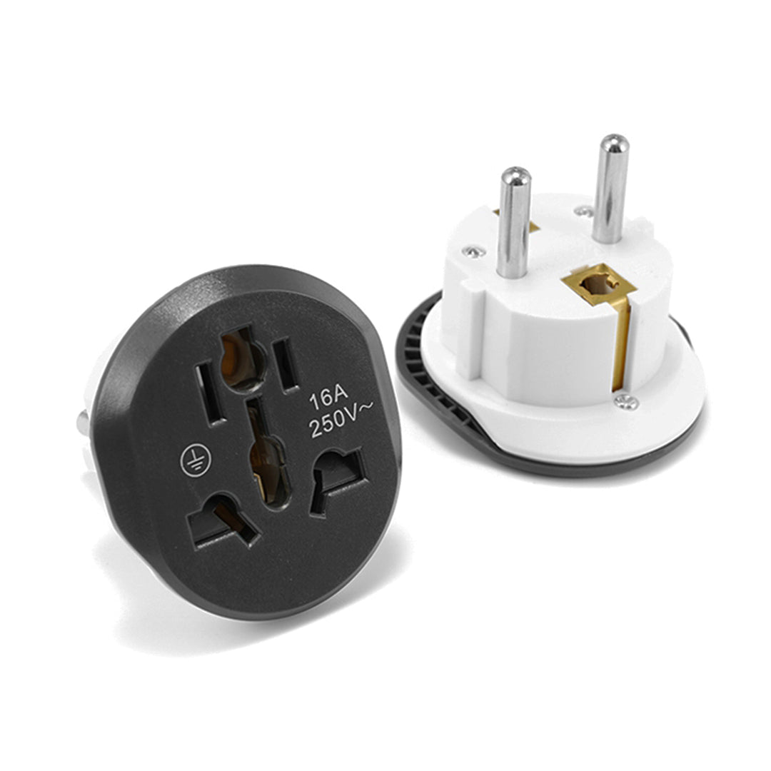 2-way EU socket outlet distributor power strip plug adapter J1J1