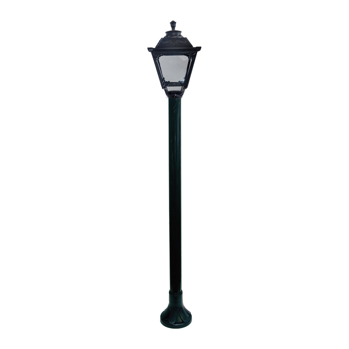 Ornamental Aluminum Bollard LL 907P-10-BK