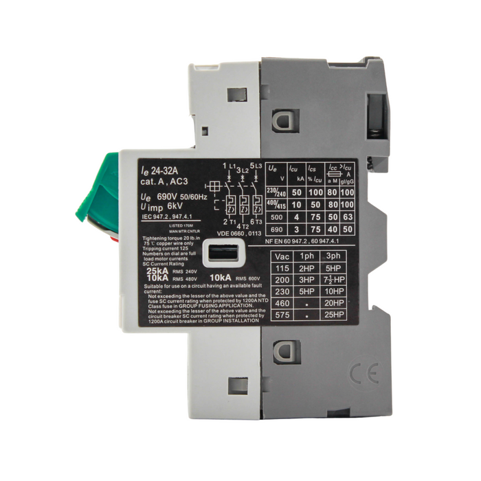 Motor Protection Circuit Breaker 24-32Amps