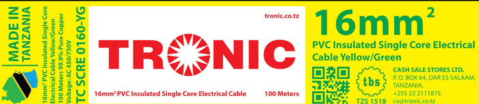 16mm Single Core Cable