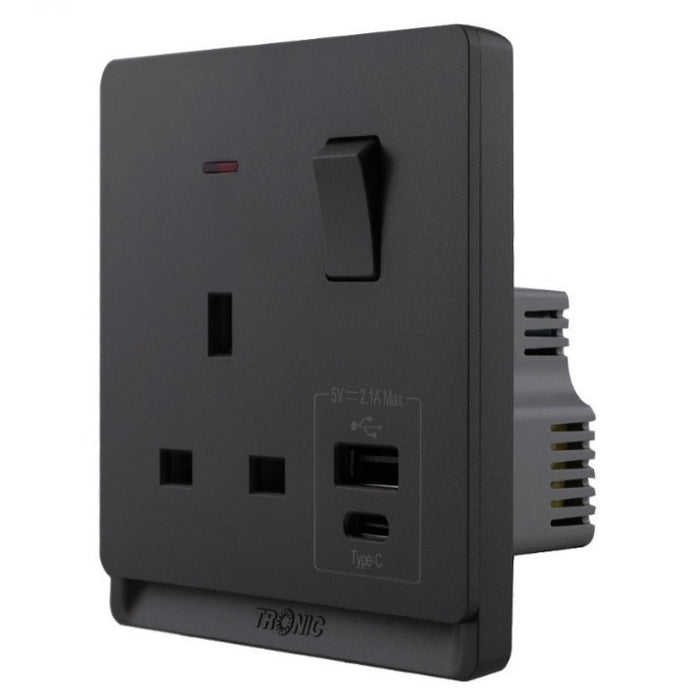 Single Socket with USB