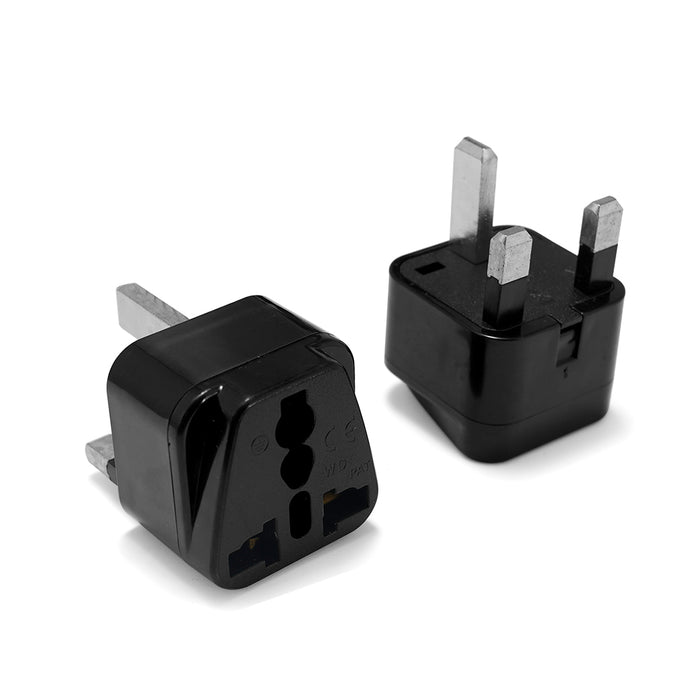 Black Adaptor Plug 13Amps UK PLUG 10A 250V