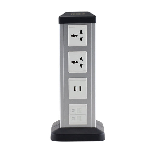 Pole Socket 2G Universal + 2 USB + 2 RJ45 Data - Tronic Tanzania