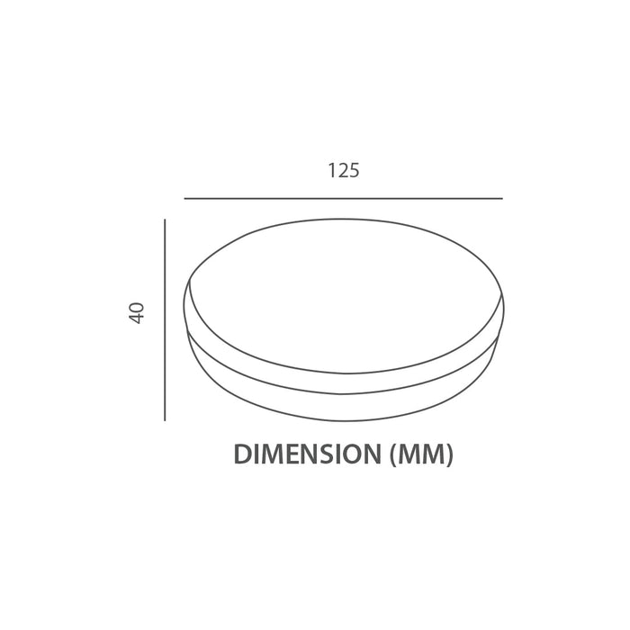 Round  LED Ceiling Light 9 Watts - Tronic Tanzania