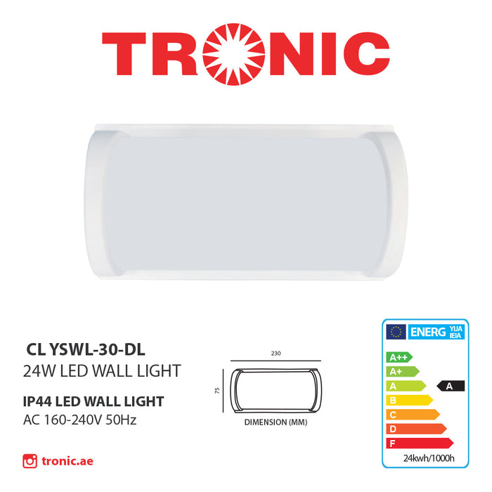 Square Daylight LED Bulkhead 30 Watts - Tronic Tanzania