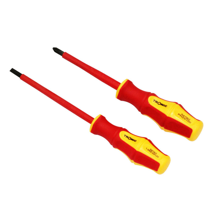 Insulated 2 Piece Set Screw Driver - Tronic Tanzania