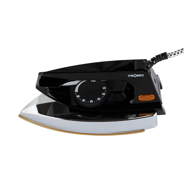 Dry Iron Heavy Duty Black & Silver - Tronic Tanzania