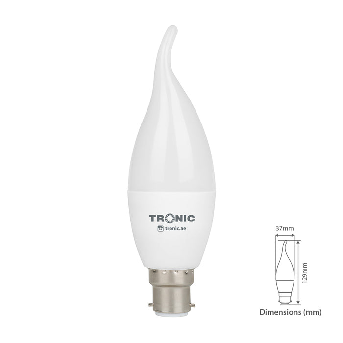 5 Watts Candle Tail LED Daylight B22 (Pin) Bulb - Tronic Tanzania