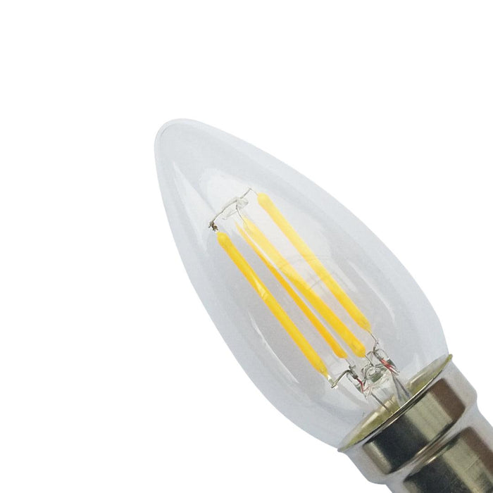 4 Watts Candle Filament LED B22 (Pin) Bulb - Tronic Tanzania