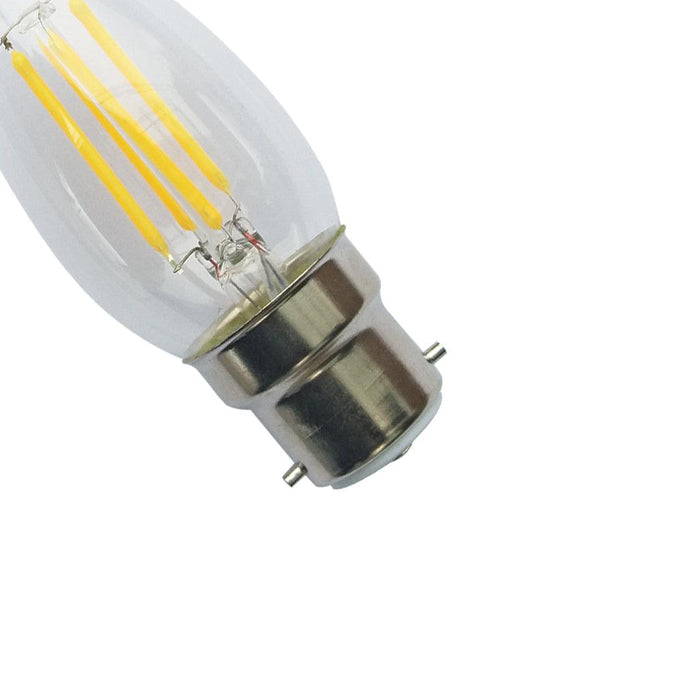 4 Watts Candle Filament LED B22 (Pin) Bulb - Tronic Tanzania