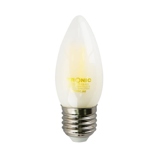 4 Watts Frosted Candle LED E27 (Screw) Bulb - Tronic Tanzania