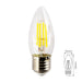 4 Watts Filament Candle LED E27 (Screw) Bulb - Tronic Tanzania