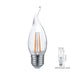 4 Watts Filament Candle Tail LED E27 (Screw) Bulb - Tronic Tanzania