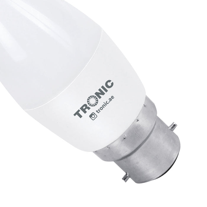 7 Watts Candle LED Warm White B22 (Screw) Bulb - Tronic Tanzania