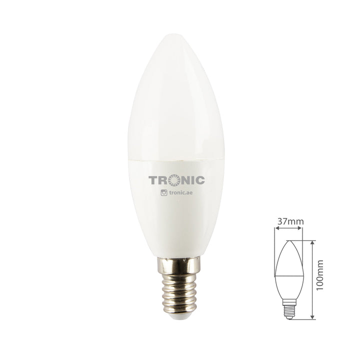 7 Watts Candle LED Daylight E14 (Pin) Bulb - Tronic Tanzania