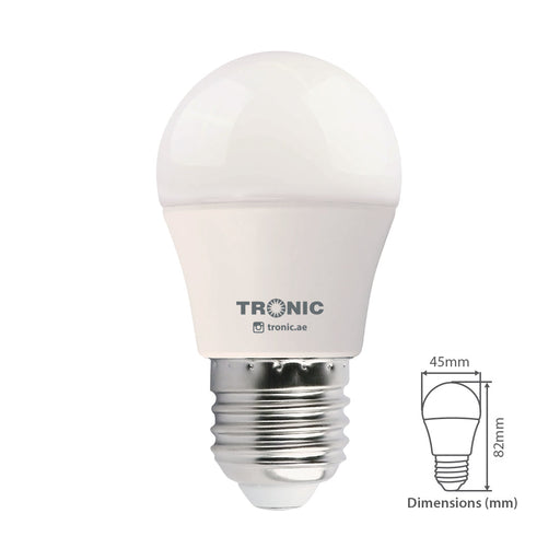 6 Watts Golf Warm White LED E27 (Screw) Bulb - Tronic Tanzania