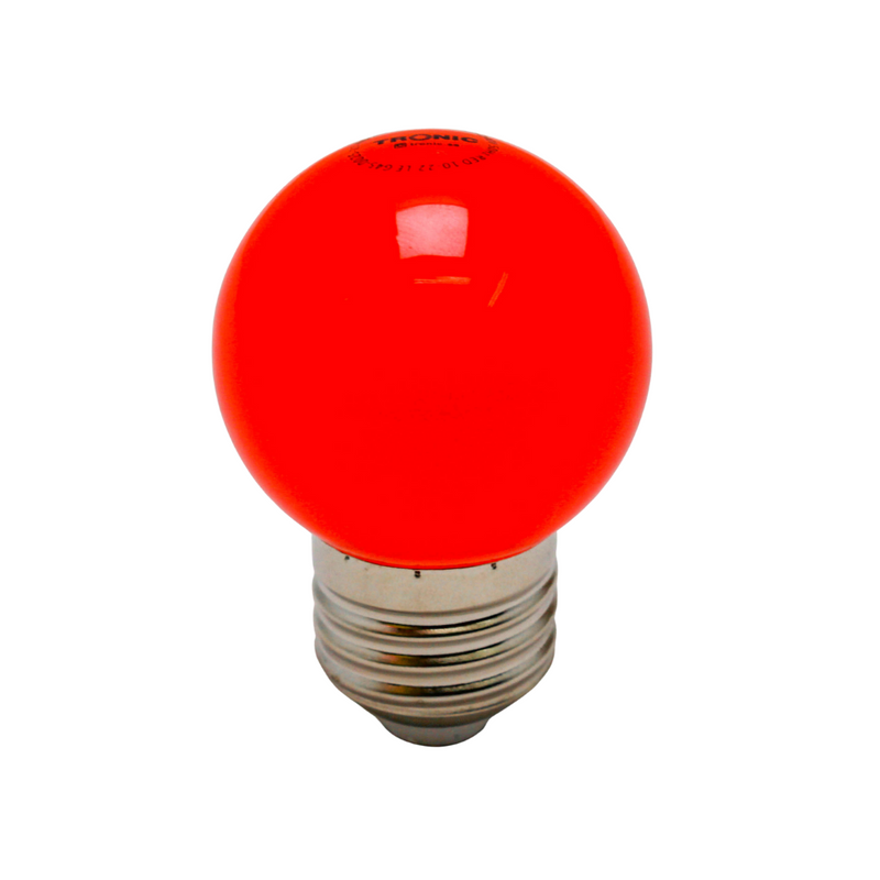 Klarlight LED Red Light, 4W (equivalente a 40W) E27 lampadina rossa, AC  220V G45 lampadina LED E27 colori per la decorazione, bar, festa, non  dimmerabile, 4 Pack : : Illuminazione