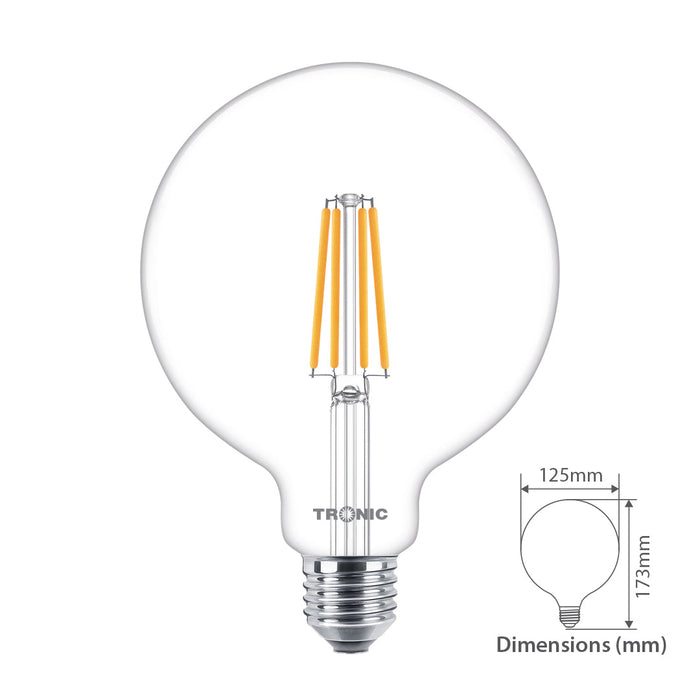 Tronic E27 LED Warm White Globe Filament Bulb - Tronic Tanzania