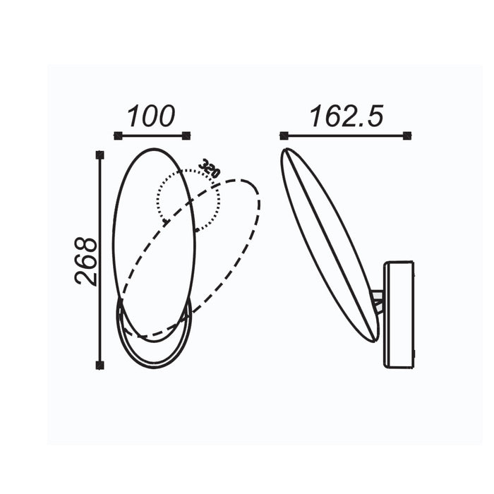 Tiltable White Wall Light - Tronic Tanzania