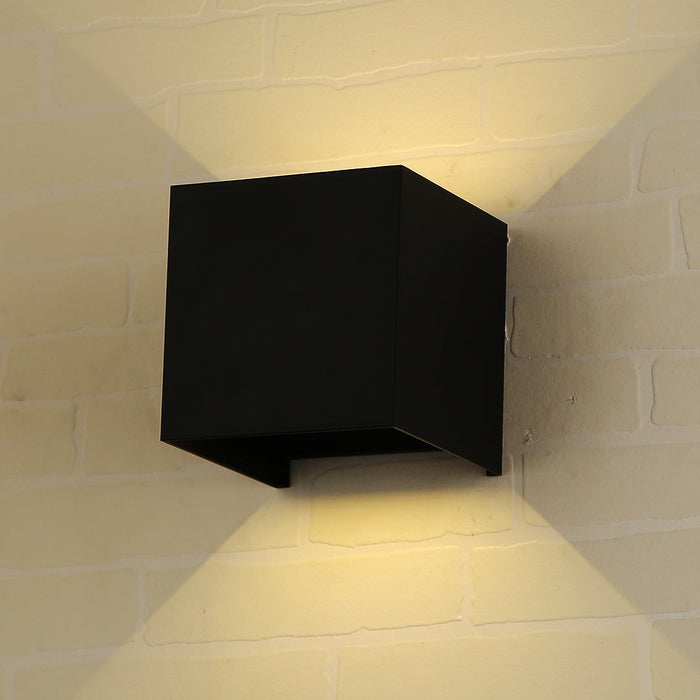 Black Square 6 Watts Wall Light - Tronic Tanzania