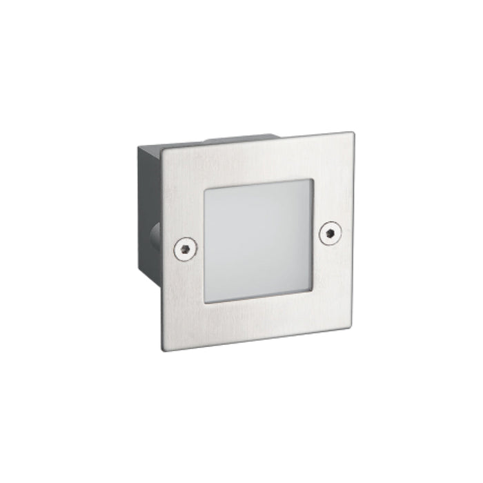 Square Silver 2 Watts Step Light - Tronic Tanzania