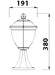 Outdoor Gate Lamp - Tronic Tanzania