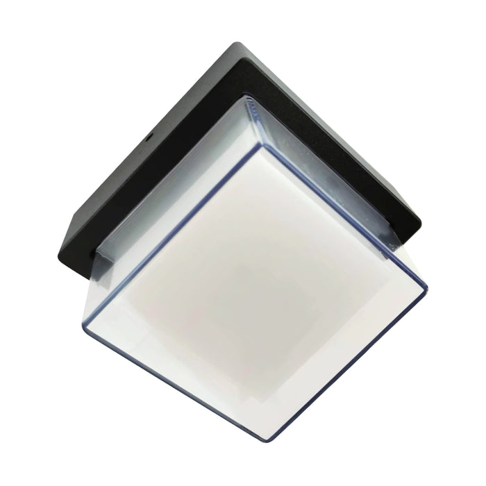 Black LED Wall Light Square