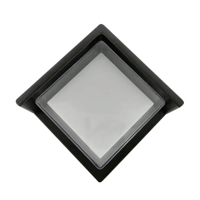 Black LED Wall Light Square