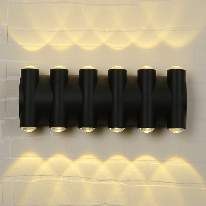 Black Up & Down LED Wall Light - Tronic Tanzania