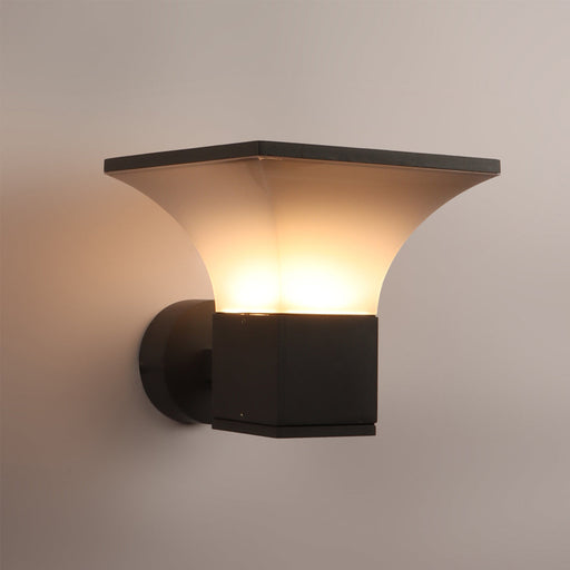 Black Square Cone-Shaped Wall Light - Tronic Tanzania