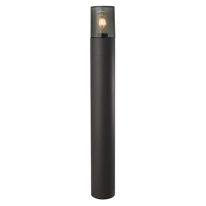 Black Bollard Light