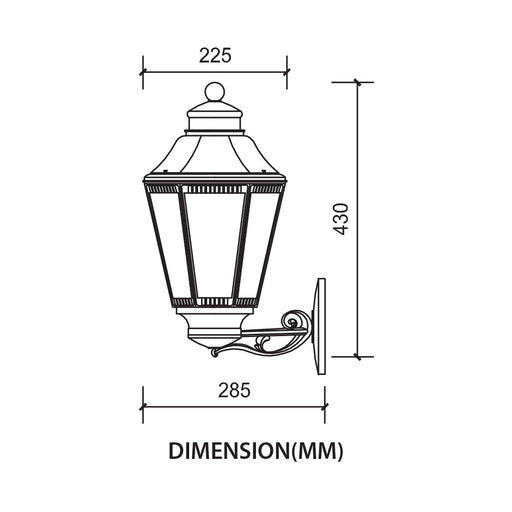 Ornamental Outdoor wall lamp - Tronic Tanzania