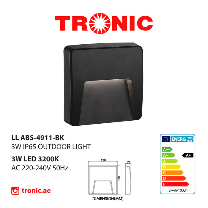 Square Curved LED Step Light - Tronic Tanzania