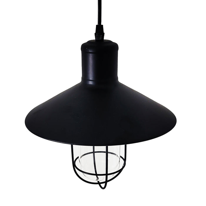 Black Vintage Pendant Glass Cage Light - Tronic Tanzania