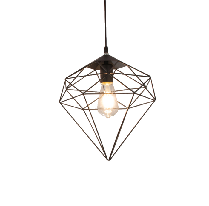 Black Diamond Cage Pendant Lamp - Tronic Tanzania