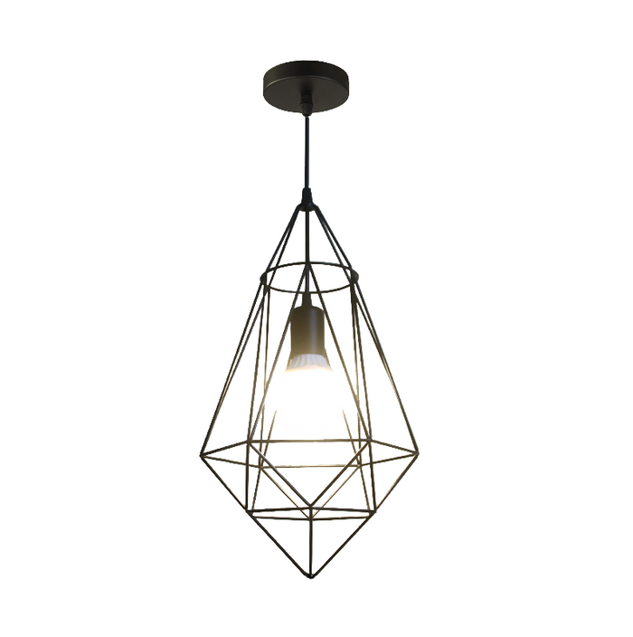 Black Diamond Cage Pendant Lamp - Tronic Tanzania