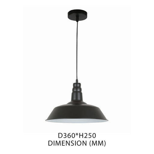 Black Industrial Pendant Light - Tronic Tanzania