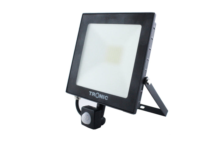 Black LED Motion Sensor Floodlight 30 Watts - Tronic Tanzania