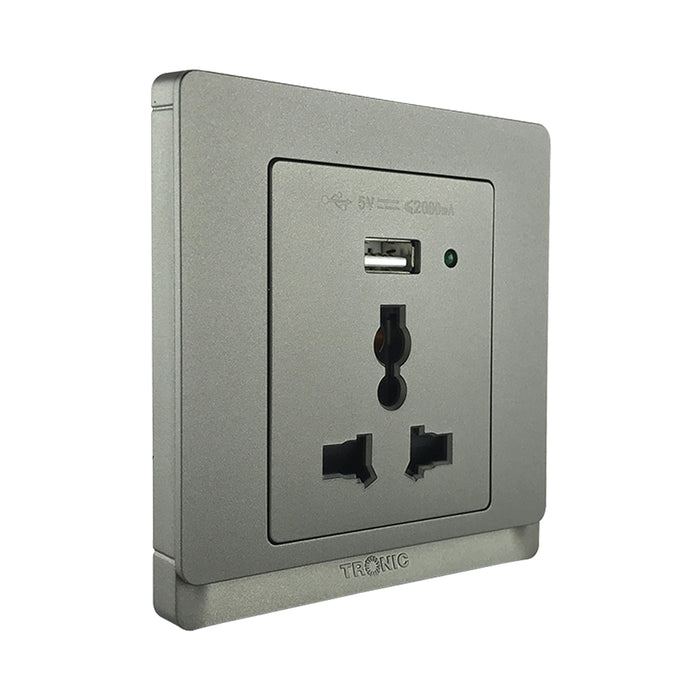 Single Socket with USB