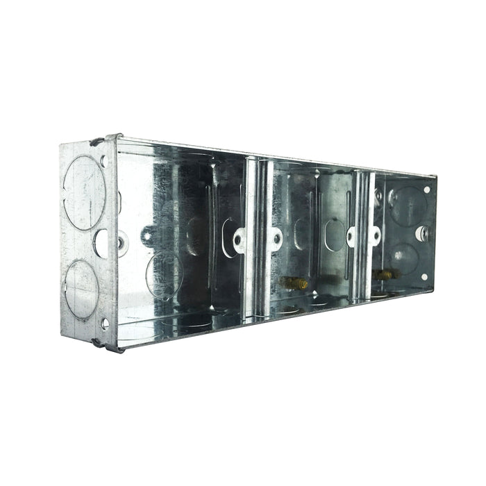 Single Galvanised Iron Electrical Switch Box 3 Way - Tronic Tanzania