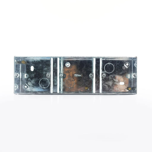 Single Galvanised Iron Electrical Switch Box 3 Way - Tronic Tanzania