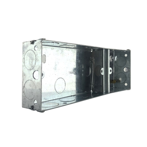 Single+Twin Galvanised Iron Electrical Switch Box 3 Way - Tronic Tanzania