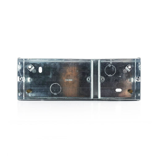 Single+Twin Galvanised Iron Electrical Switch Box 3 Way - Tronic Tanzania