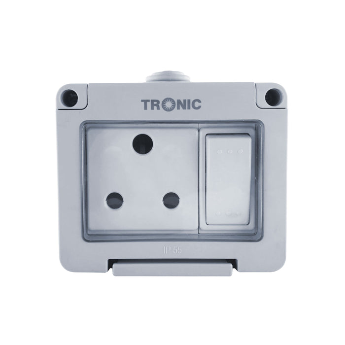 Waterproof Single Socket 15Amps - Tronic Tanzania