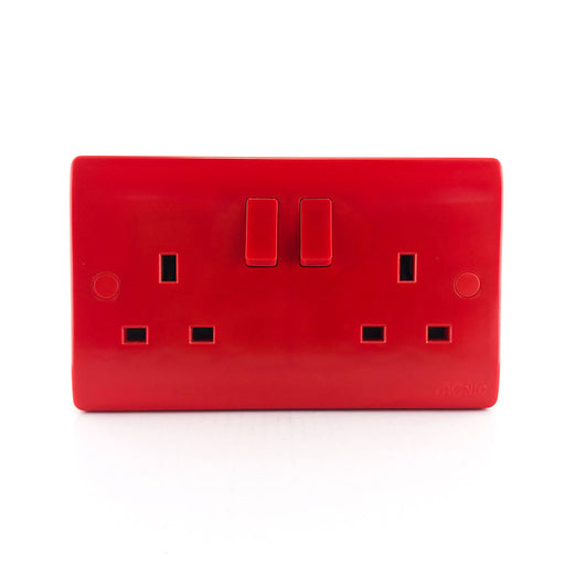 Tronic Red Twin Socket Standard - Tronic Tanzania