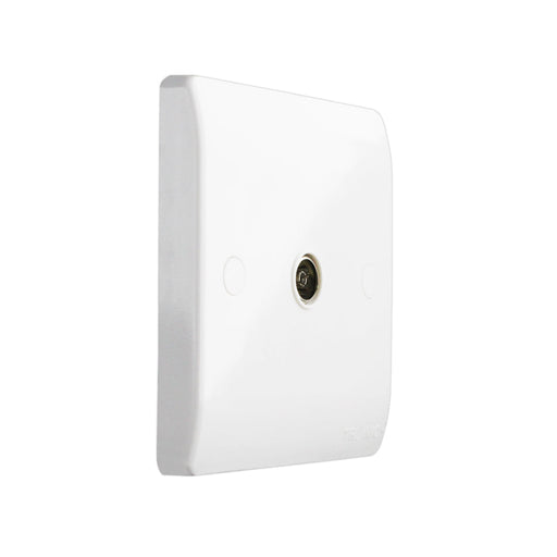 TV Socket White Colour - Tronic Tanzania