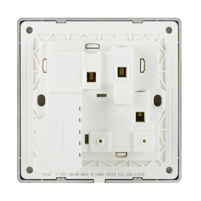 Single Switch Socket with USB + Type C