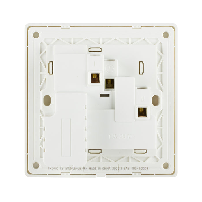 Universal Single Switch Socket with USB + Type C