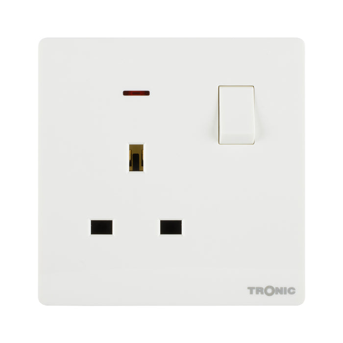 Single Switch Socket With Neon