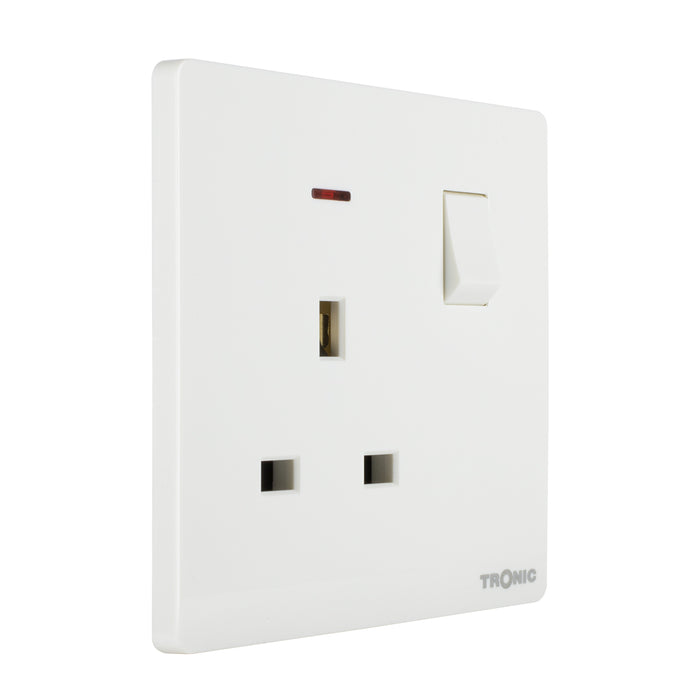 Single Switch Socket With Neon